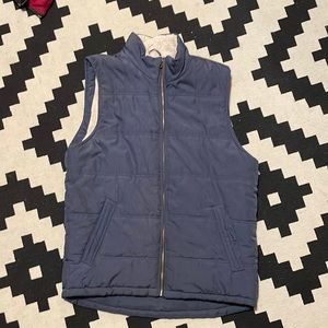Weatherproof Sherpa Vest Size M Blue